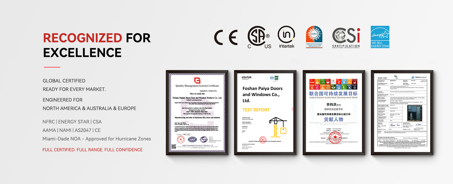 Global Certification